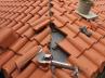 琉球赤瓦屋根施工プロセス7・S型赤瓦の隅棟瓦納まり 琉球赤瓦屋根施工プロセス7・S型赤瓦の隅棟瓦納まり