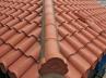 琉球赤瓦屋根施工プロセス7・S型赤瓦の隅棟瓦納まり 琉球赤瓦屋根施工プロセス7・S型赤瓦の隅棟瓦納まり